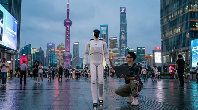 」中国机器人大军上岗！看呆歪果仁pg模拟器试玩硅谷还在「卷PPT(图25)